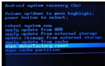 Sunstech CA107QCBT - Mode remise en etat pour CA107QCBT 32Go - 2