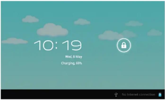 Sunstech CA7CHIL - 1.2.1: Encender y desbloquear: - 1