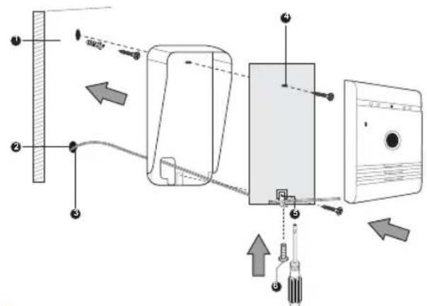 SMARTWARES VD36W - MONTAZ NASCIENNY - 2