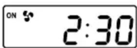 MEDISANA Medibreeze Plus - Avvio/ annullamento funzione timer - 1