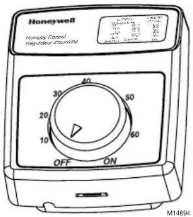 HONEYWELL HE220A - RÉGLAGE DE L'HUMIDIFICATEUR - 1