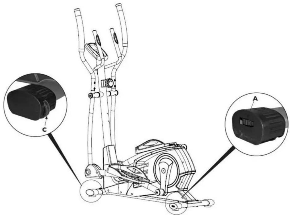 Toorx ERX70 - Déplacement de l'appareil - 1