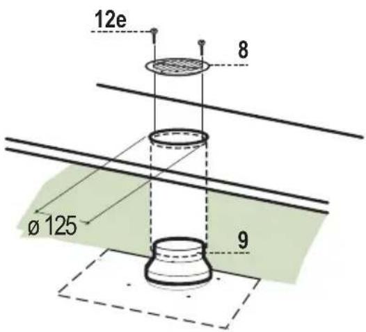 V-ZUG DEHMR5c - USCITA ARIA VERSIONE FILTRANTE - 1