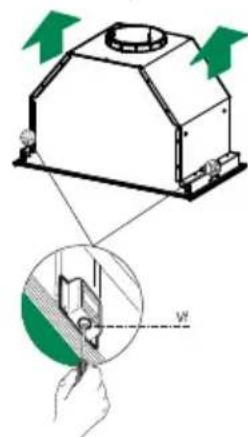 V-ZUG DEHMR5c - BEFORE FITTING THE HOOD TO THE WALL UNIT, PROCEED AS FOLLOWS: - 8