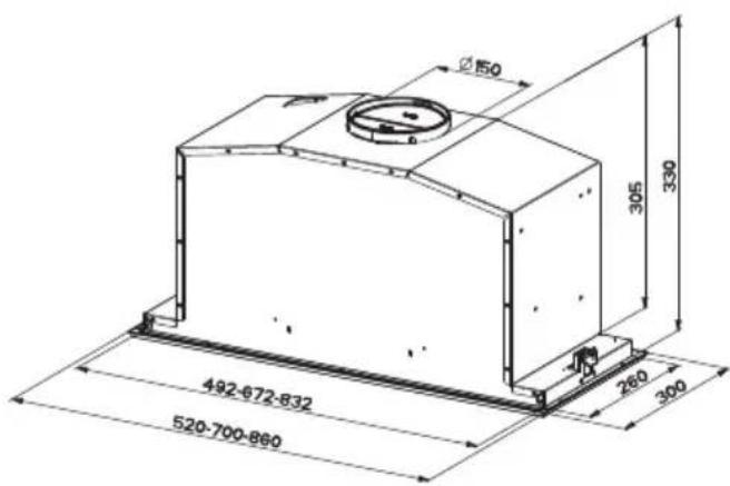 V-ZUG DEHMR5c - Encombrement - 1