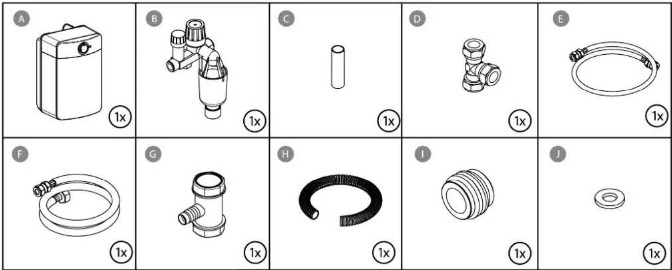 FRANKE 10 Liter - Contenu de l'emballage - 1