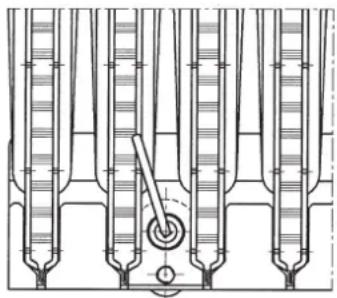 DE DIETRICH MS 24 BIC - POSIZIONAMENTO ELETTRODO DI ACCENSIONE E RIVELAZIONE DI FIAMMA - 1