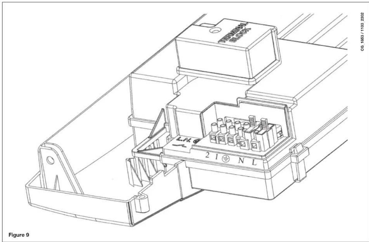 DE DIETRICH MS 24 BIC - ...Accès au bornier d'alimentation - 1