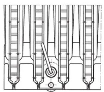 DE DIETRICH MS 24 BIC - POSITIONING THE IGNITION AND FLAME-SENSING ELECTRODE - 1