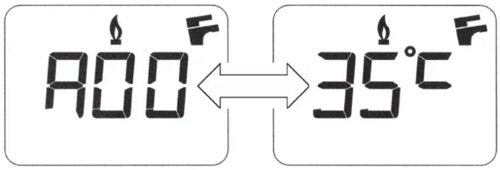 DE DIETRICH MS 24 BIC - VISUALISATION OF PARAMETERS ON THE DISPLAY ("INFO" FUNCTION) - 1