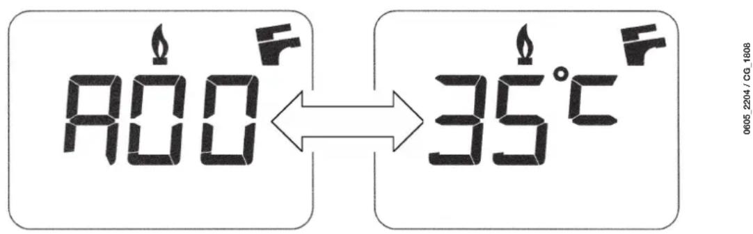 DE DIETRICH MS 24 BIC - VISUALIZZAZIONE PARAMETRI SUL DISPLAY (FUNZIONE "INFO") - 1