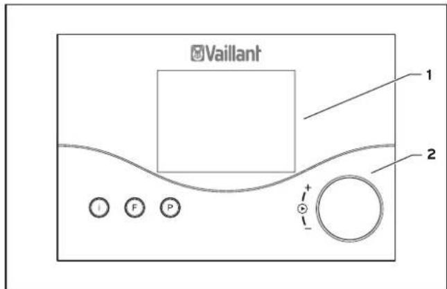 VAILLANT AuroSTEP plus 2.350 P - Übersicht Bedienelemente - 1