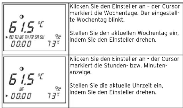 VAILLANT AuroSTEP plus 2.250 - Display Erforderliche Schritte - 3