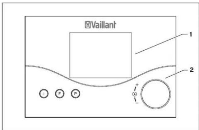 VAILLANT AuroSTEP plus 2.250 - Übersicht Bedienelemente - 1