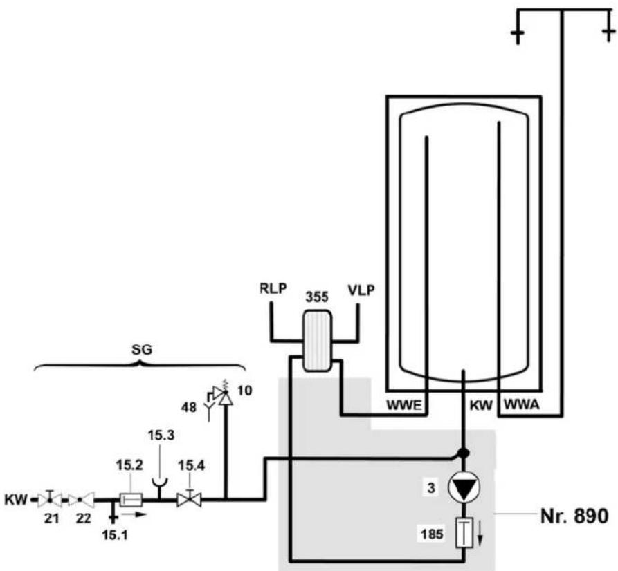 Junkers ST 160 ES - Minimumafstanden 5.3 Distances minimales - 2