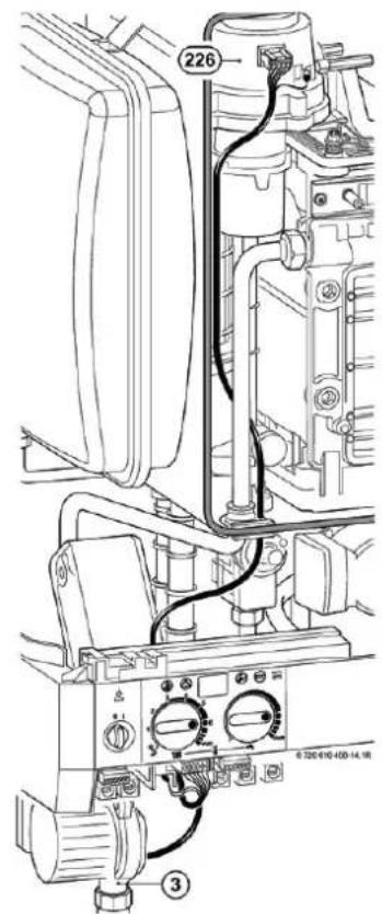 Junkers ST 160 ES - Boilerpomp monteren Montage de la pompe du boiler - 1
