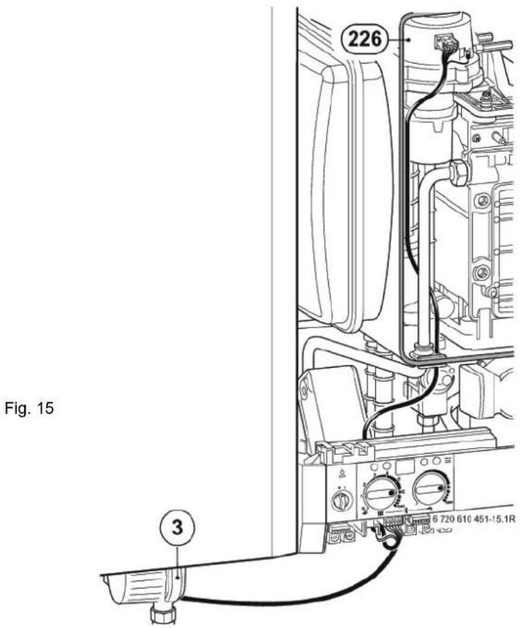 Junkers ST 120 ES - Gasketel en boiler verbinden - 3