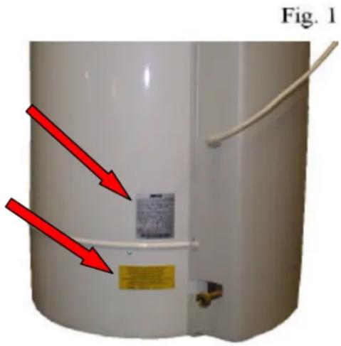 Ariston Thermo Optima 16 - IDENTIFIZIERUNGSHINWEISE - 1