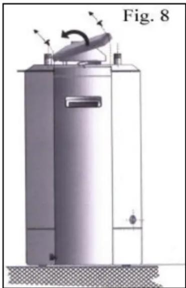 Ariston Thermo Optima 20 - BETRIEB UND ANSCHLUSS DER RAUCHSCHUTZVORRICTUNG - 4