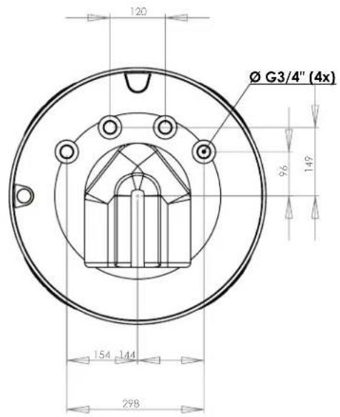 Ariston Thermo BCH 160 L - Dimensional characteristics - 2