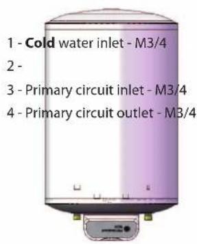 Ariston Thermo BCH 120L - WALL POSITION - 1