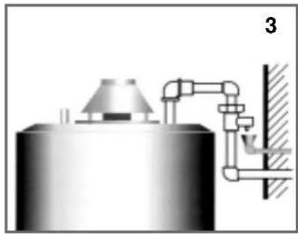 Ariston Thermo AGB 115 - Tijdens de leegmaakoperatie kan er ook kokend water maar buiten vloeien! - 2