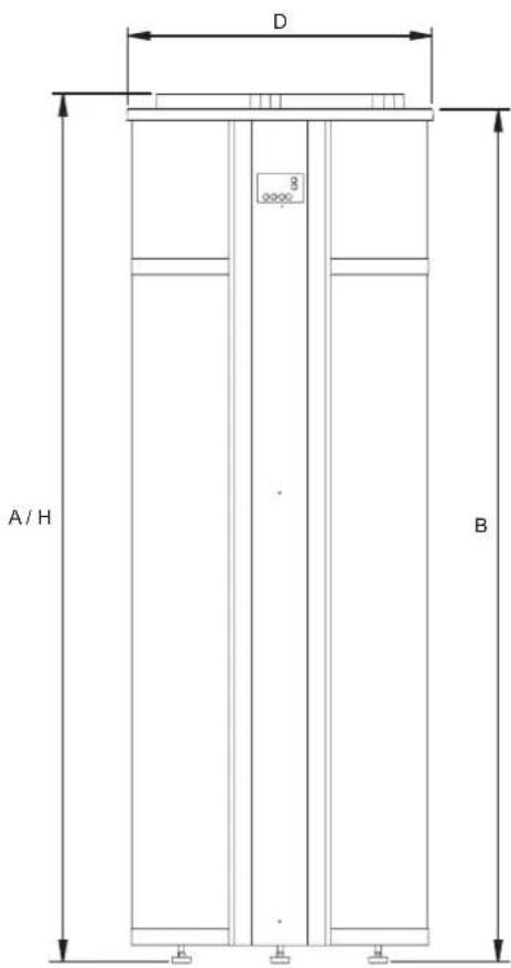 A.O. Smith AH 290 - Afmetingen - 3