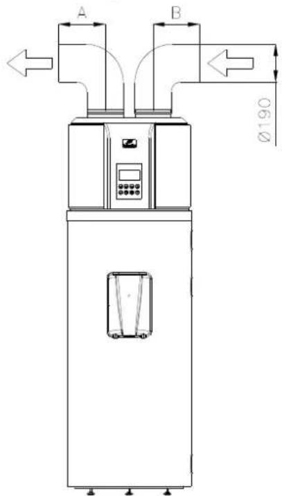 ACV HB300 - Méthodes de connexion du conduit d'air - 2