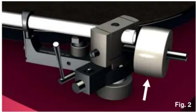THORENS TP 92 - Procedez avec une extreme précaution, pour ne pas endommager l'aiguille de la cellule de lecture! - 1