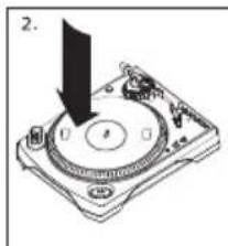 ION LP2CD USB - INSTALLACION DEL PLATO - 2