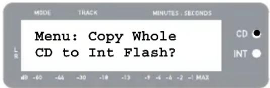 ION LP2CD USB - Options de MENU du mode lecteur CD - 3