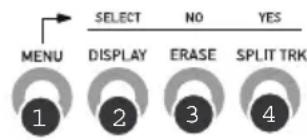 ION LP2CD USB - MENU- EN FUNCTIEKNOPPEN - 1