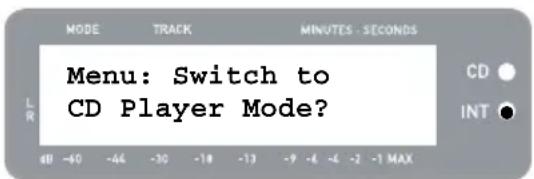 ION LP2CD USB - Options de MENU du lecteur FLASH interne - 1