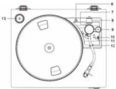 THOMSON TT200 - PARTS / BUTTONS - 2