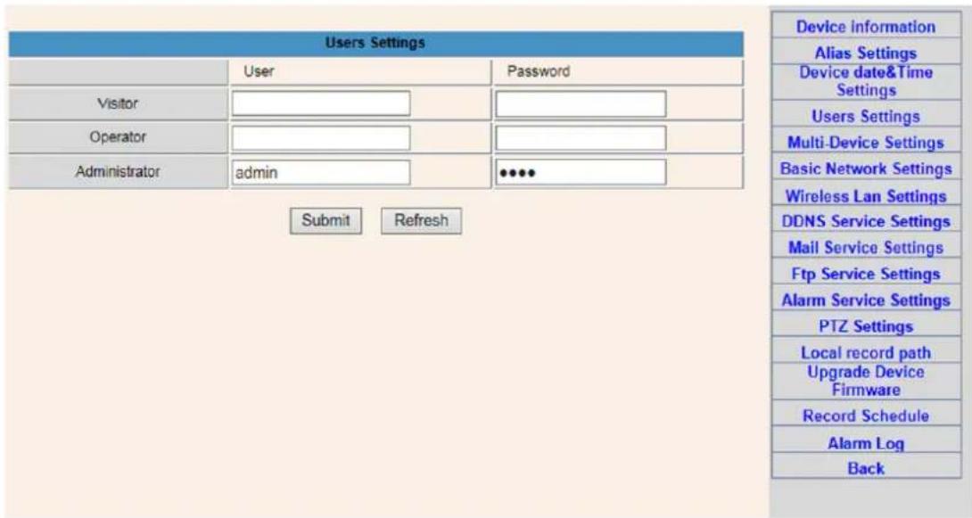 DENVER IPC330 - Réglages d'utilisateur et réglage multi-dispositifs - 1
