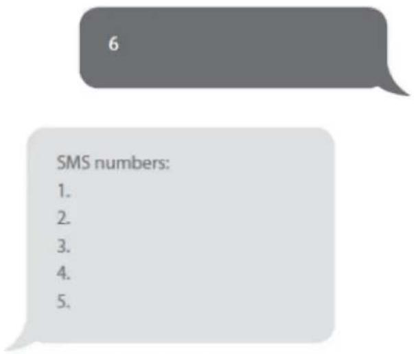 DENVER HSA120 - Enregistrer des numeros de téléphone pour les notifications par SMS - 1