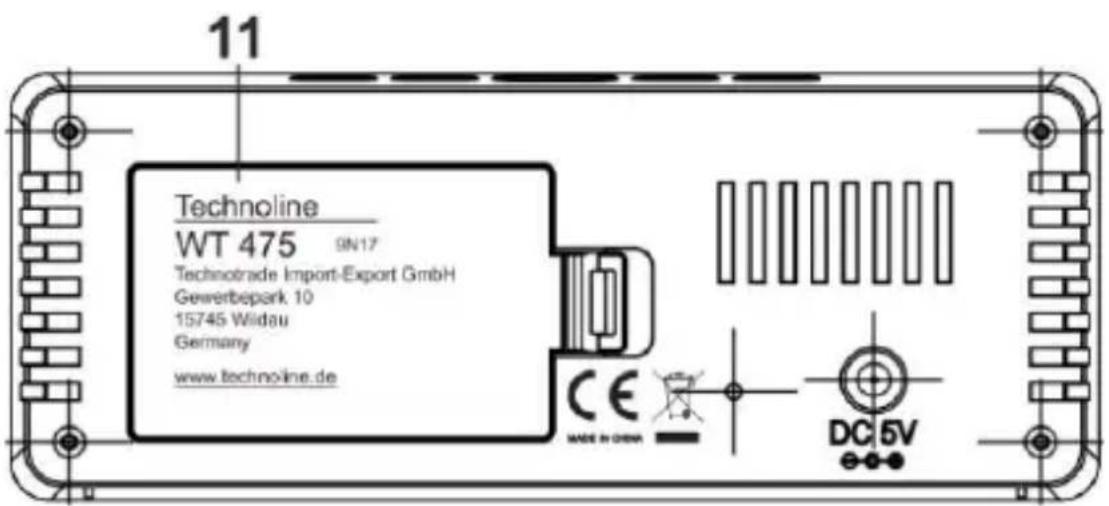 TECHNOLINE WT 475 - Übersicht: - 3