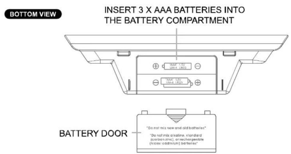 TECHNOLINE WT 197 - FUNKWECKER MIT ALARM, TEMPERATURE UND KALENDER - 3