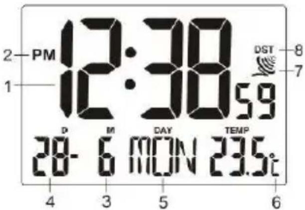 TECHNOLINE WT 195 - Alarmtijdmodus - 1