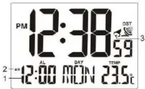 TECHNOLINE WT 195 - Modalità ora sveglia - 2