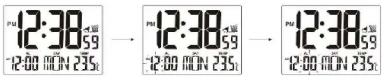 TECHNOLINE WT 195 - USTAWIANIE CZASU ALARMU - 1