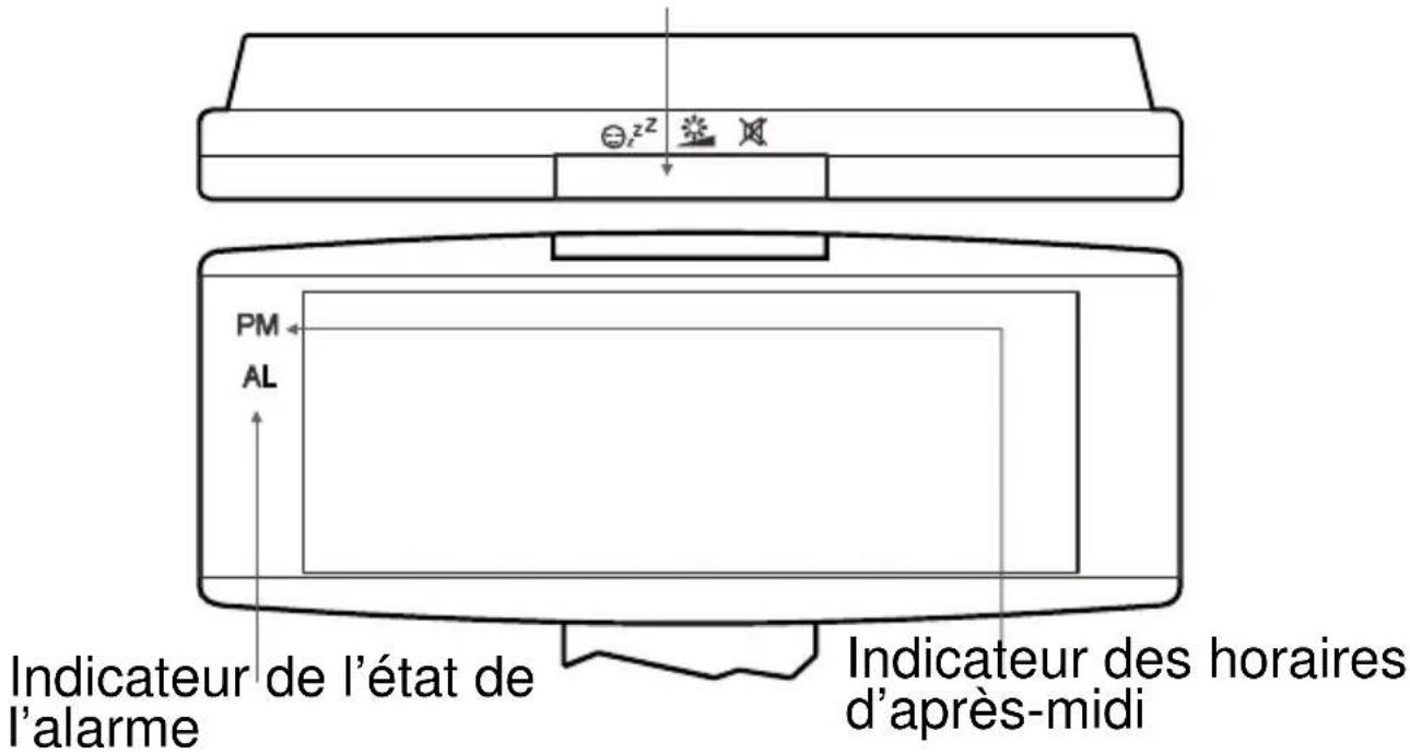 GEEMARC Wake 'n Shake - Réveil grand écran avec vibreur - 1