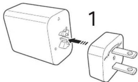 ACER Iconia Talk S - Adaptateur à fiches amovibles - 1