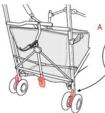 MACLAREN Easy Traveller - TO OPERATE BRAKES - 1