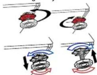 BEKO WMB 71413 LM - Adjusting the feet - 3