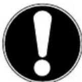 Micromaxx MD 15857 - Warning: danger due to hot surfaces! - 1
