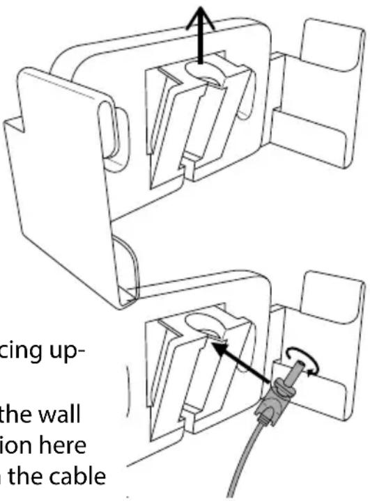 Micromaxx MD 16322 - Installing the wall mount - 1