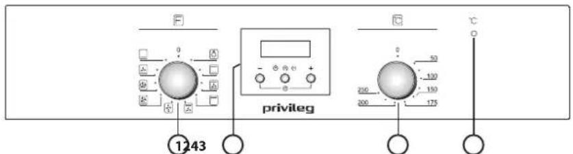 PRIVILEG PCCO 802261 - EINSCHIEBEN DER ROSTE UND Anderen ZUBEHÖRTEILE IN DEN OFEN - 4