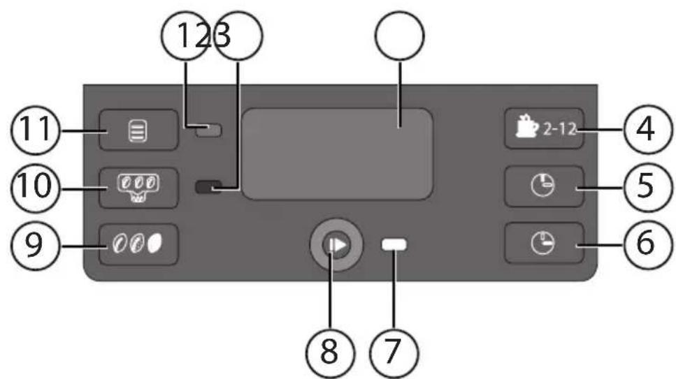 Micromaxx MD 15486 - Bedieningspaneel - 1