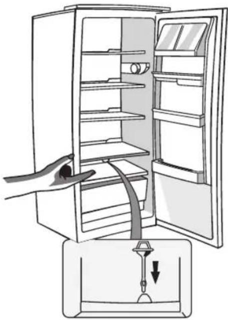 PRIVILEG PRC 381W A - Avriming av lavtemperaturseksjonen - 1